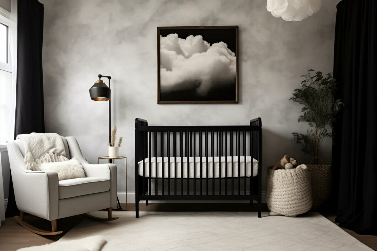 Black and white nursery inspiration