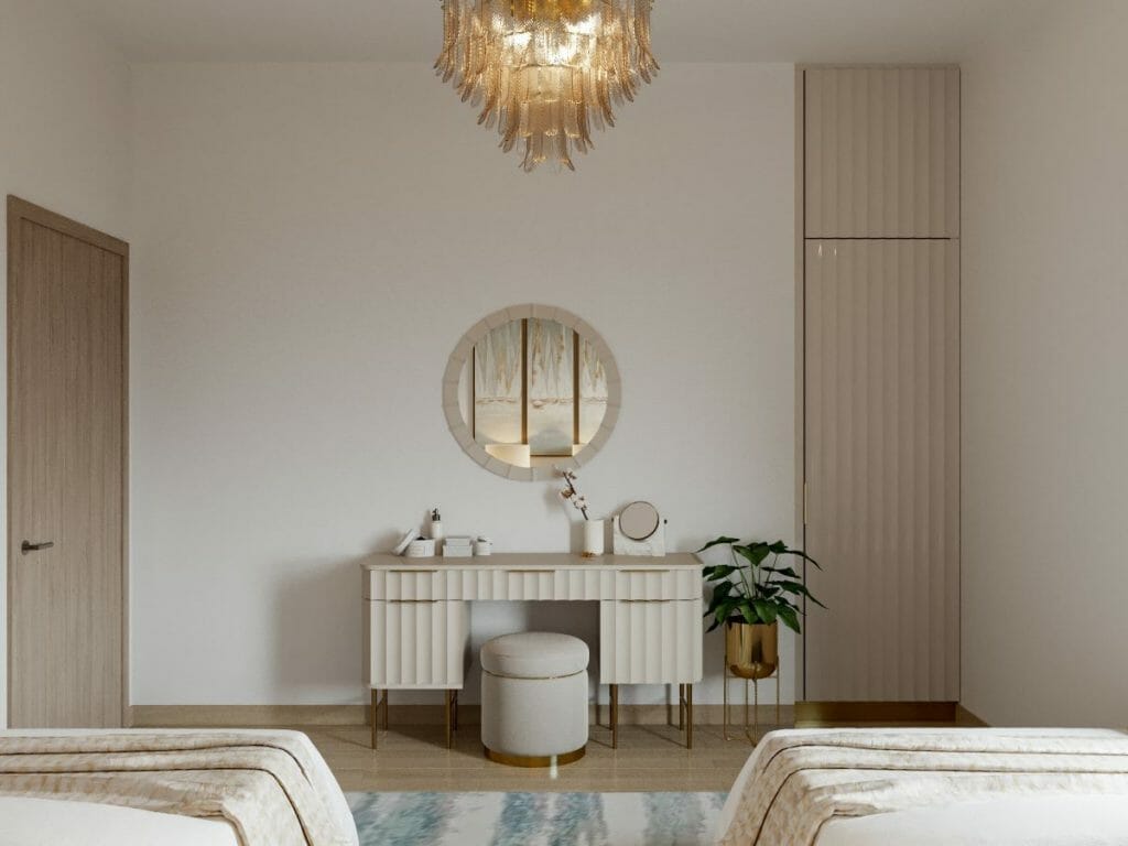 Before & After: Classy Bedrooms with Gold Accessories - Decorilla ...