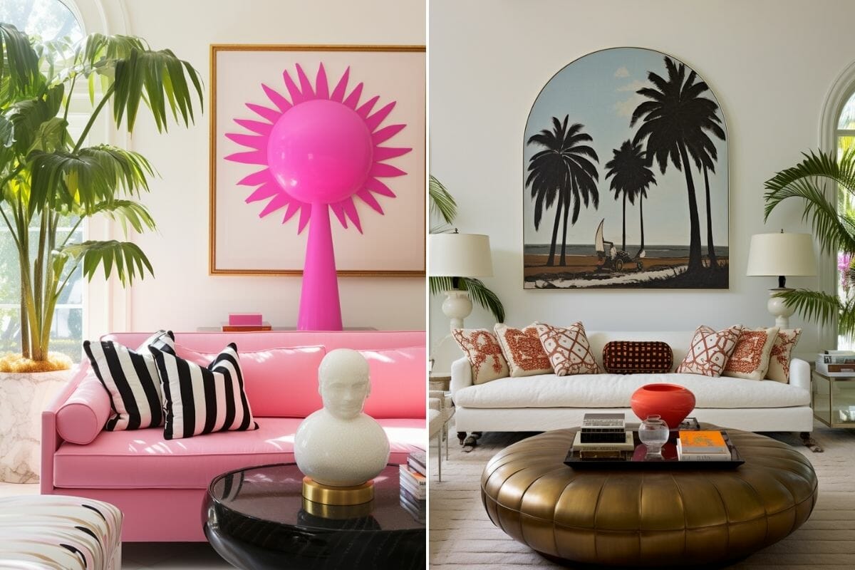 Colorful and chunky décor as home décor trends of 2024