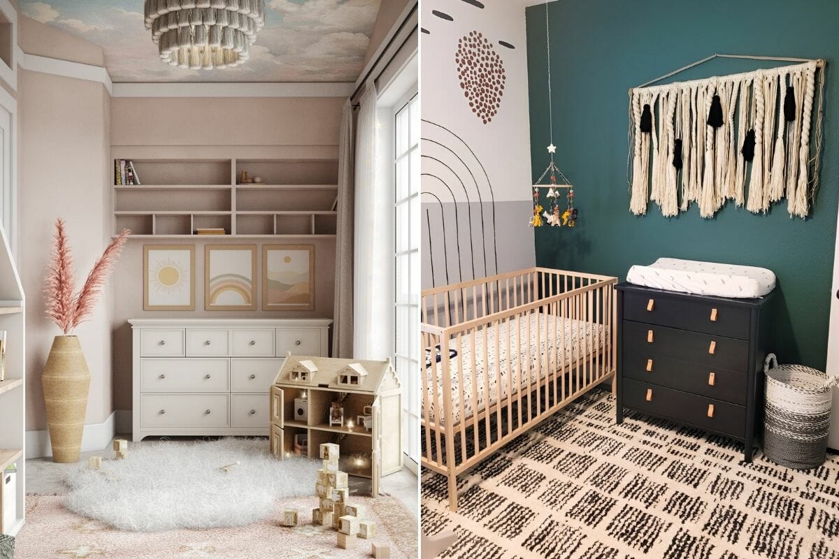 Creative small nursery ideas