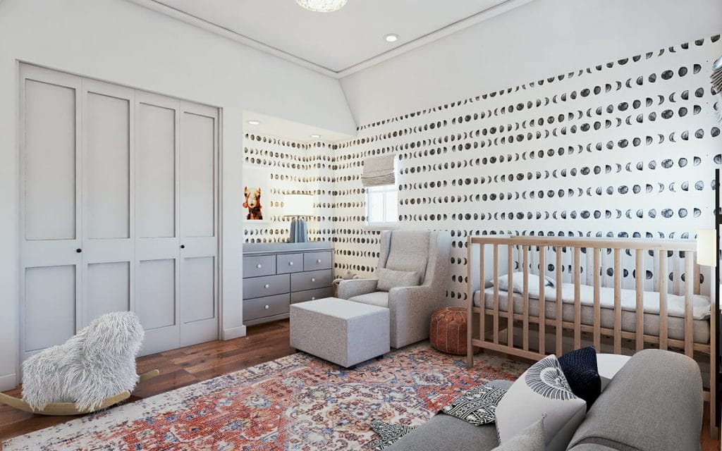 Gender-neutral nursery by Decorilla designer, Lauren A.