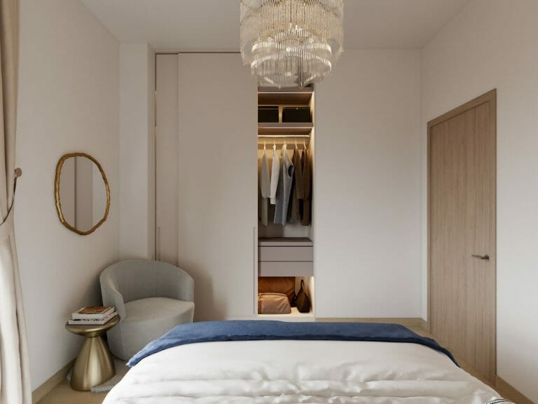 Before & After: Classy Bedrooms with Gold Accessories - Decorilla ...