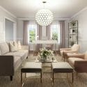 Havenly living room layout and design
