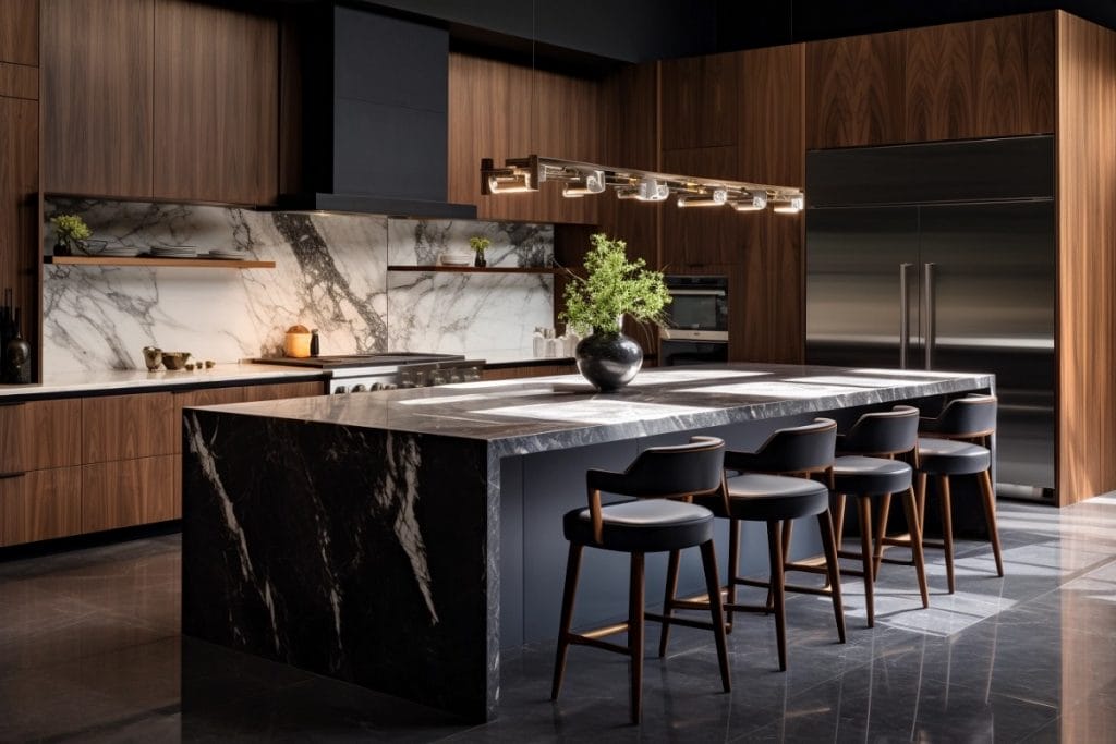 15 Beautiful Black and White Kitchens 2024