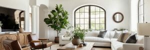 Modern Spanish interior design living room