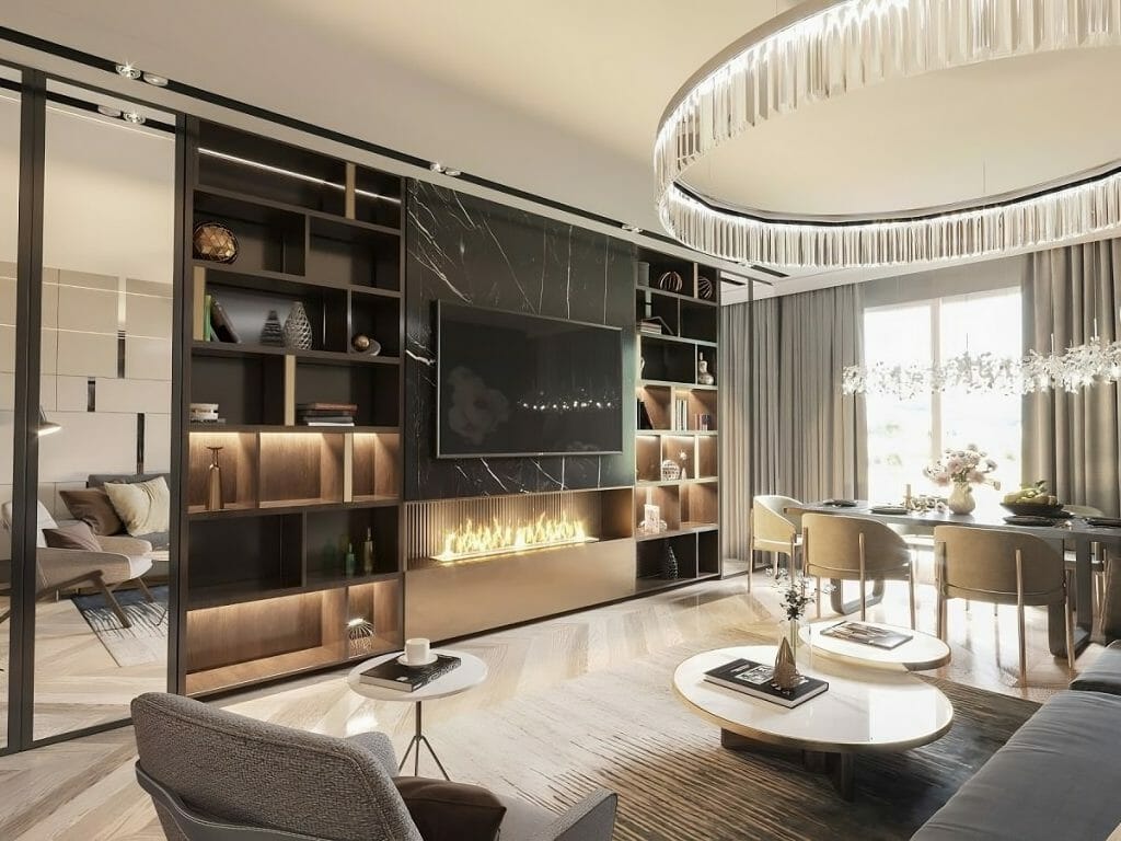 Combined Living & Dining Room Design Archives - Decorilla Online ...