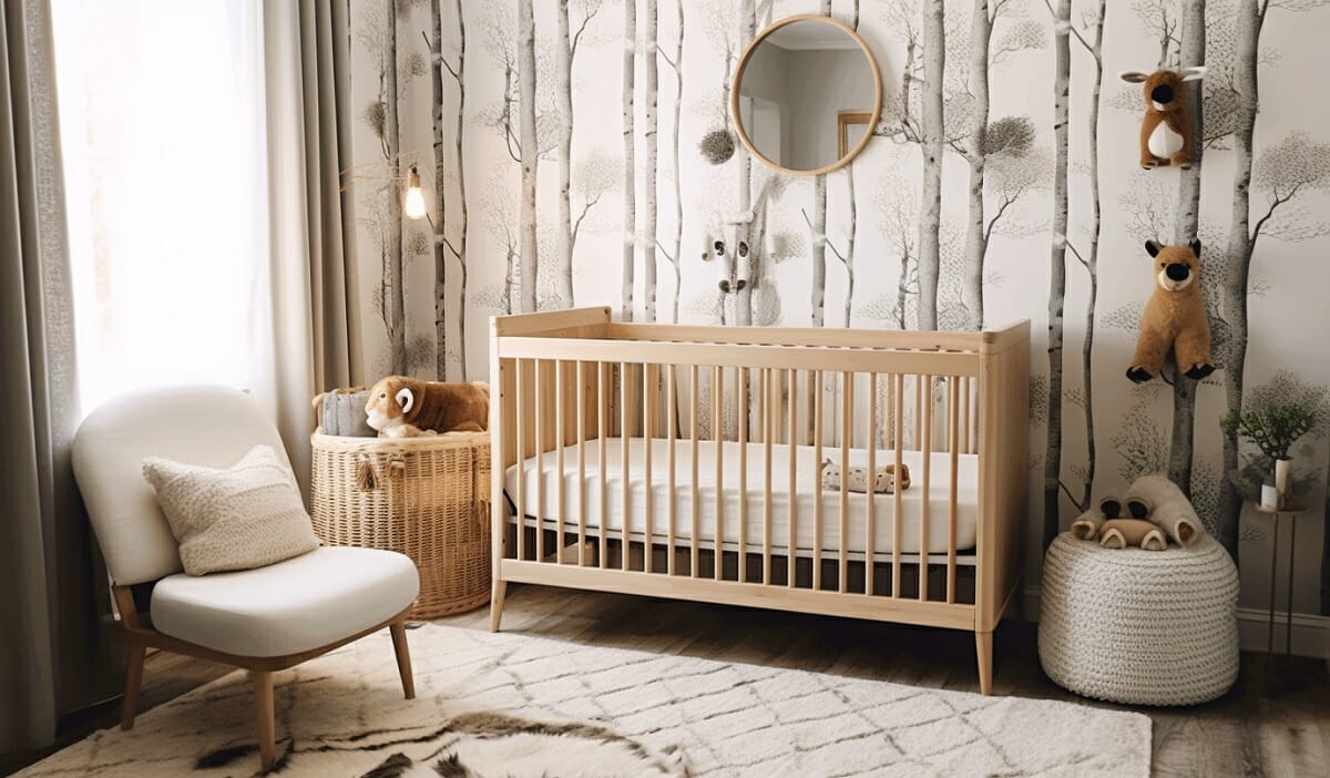 Nursery ideas for small rooms with a woodland theme
