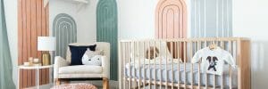 Nursery ideas with cute décor inspo and a feature wall