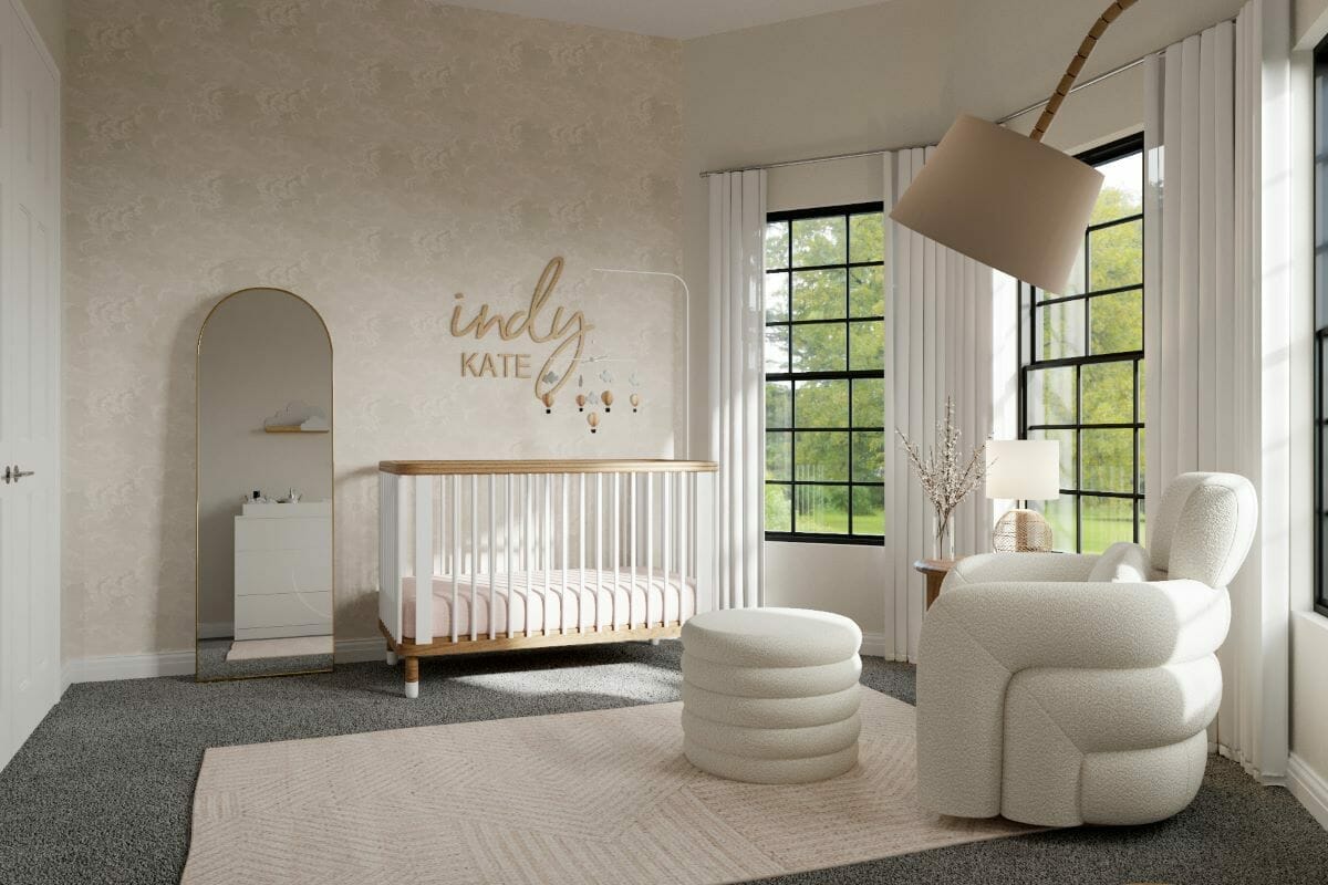 Nursery name signs as décor ideas