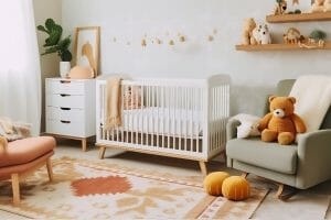 Nursery room décor ideas for a whimsical wall design