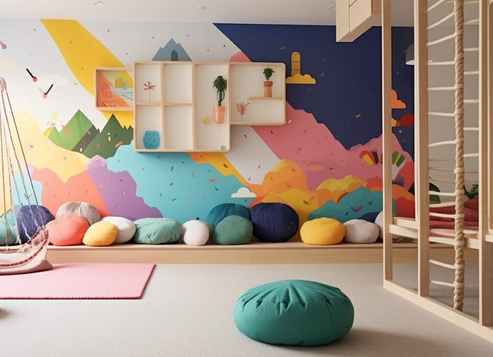 Paint ideas for a playroom design