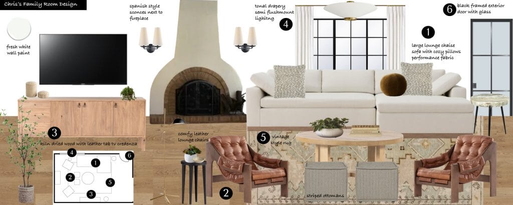 Preliminary proposal by Decorilla designer, Erin R.