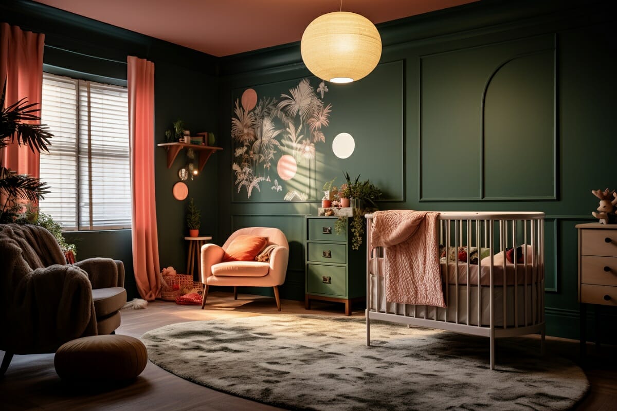 Nursery cheap ideas green