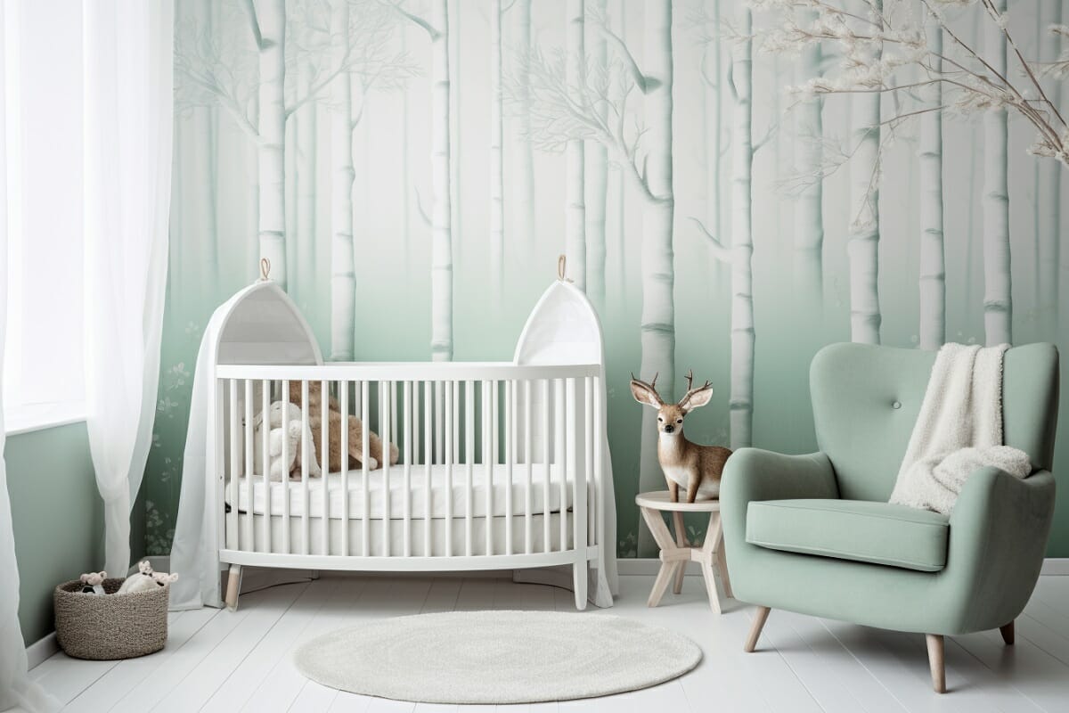 A nursery school with a forest and forest theme, a nursery school for forest creatures