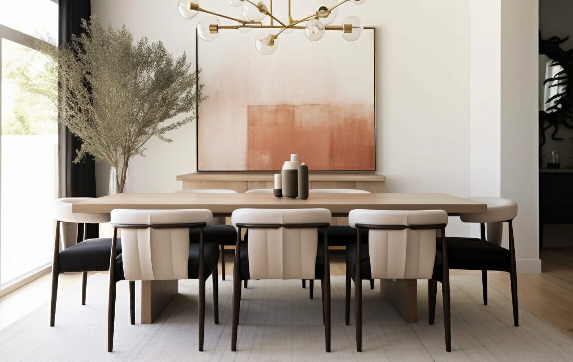 2024 dining room trends and lighting trends