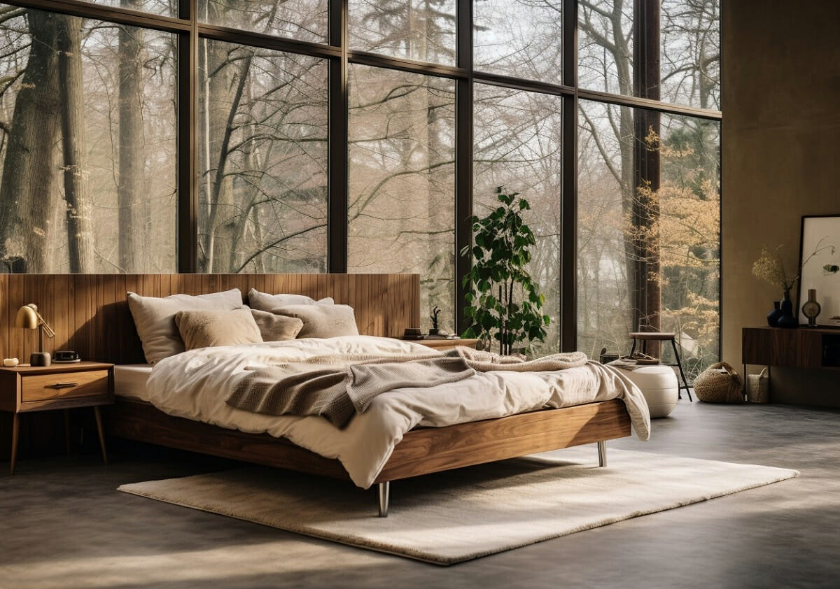 Biophilic bedroom ideas and trends 2024