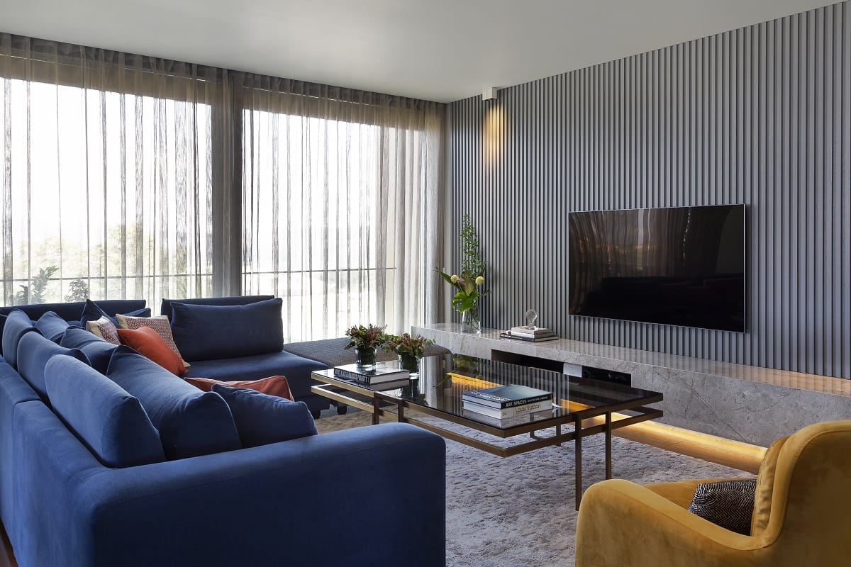 Contemporary living room rug ideas