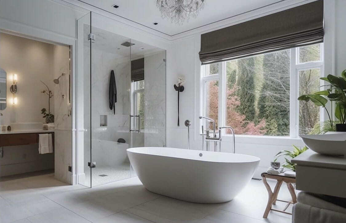 Lavish modern bathroom ideas by Decorilla