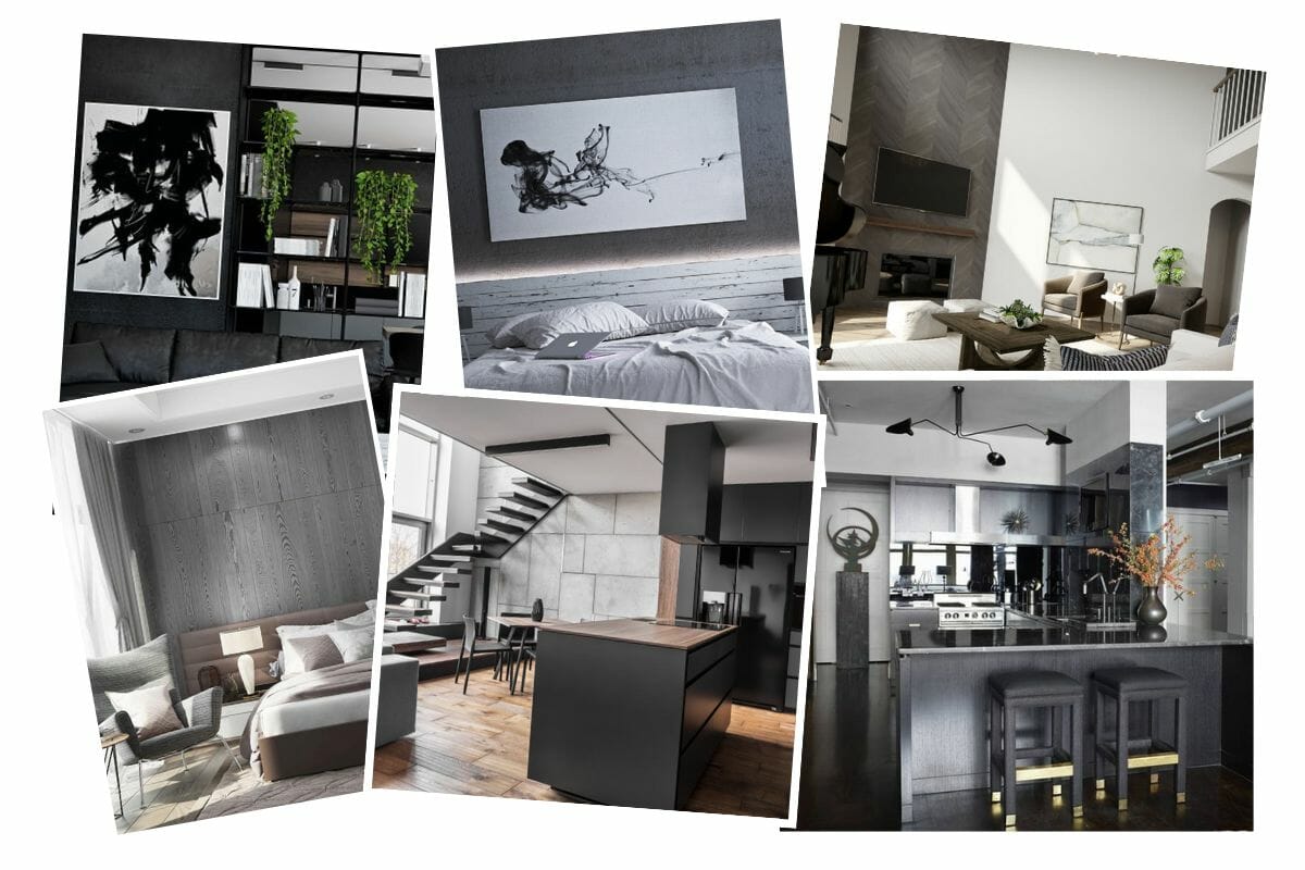 Luxury short-term rental dsign inspiration board