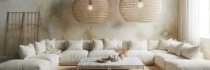 Neutral wabi sabi interior design ideas