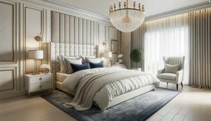 Serene-bedroom-with-gold-accents