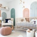 Adorable nursery design for twins