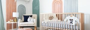 Adorable nursery design for twins