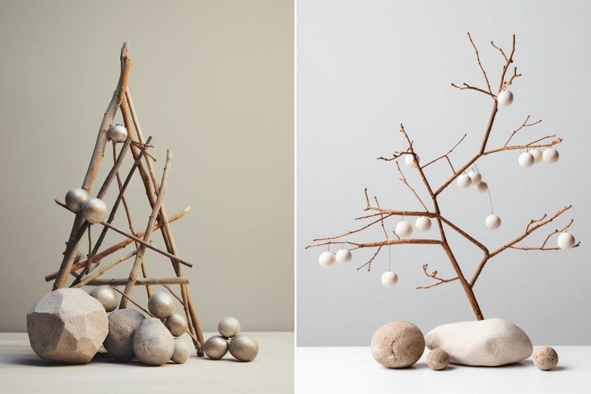 Alternative christmas tree as holiday decorating ideas