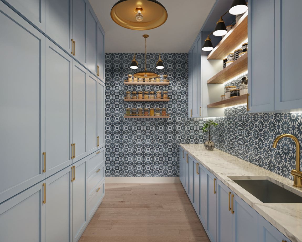 Bespoke pantry interior by Decorilla