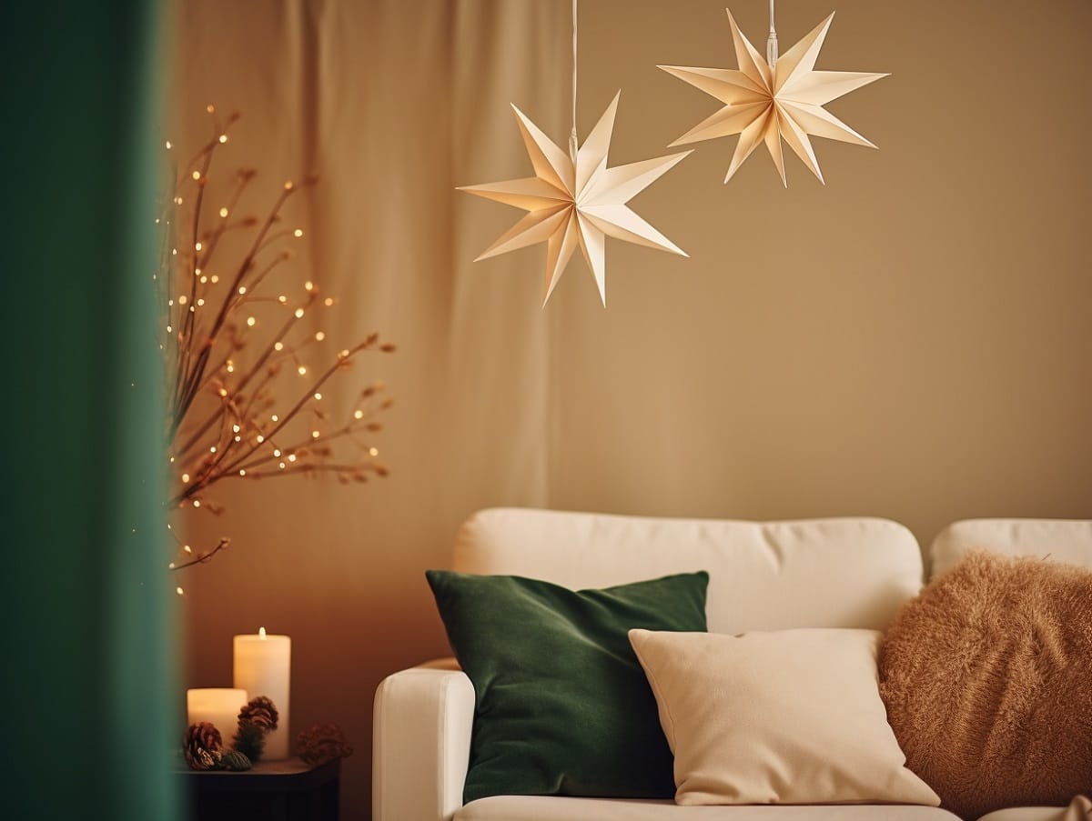 Christmas decorating ideas for a minimal interior
