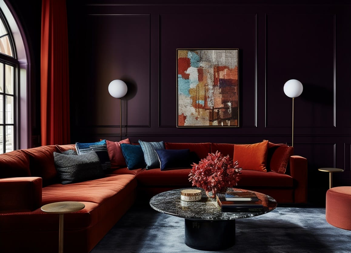 Color Drenching Ideas: Daring Interior Design Saturation