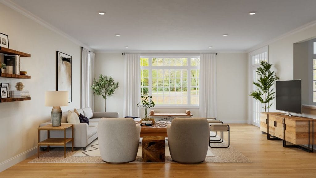 Before & After: Family-Friendly Home Interior with Kid's Rooms