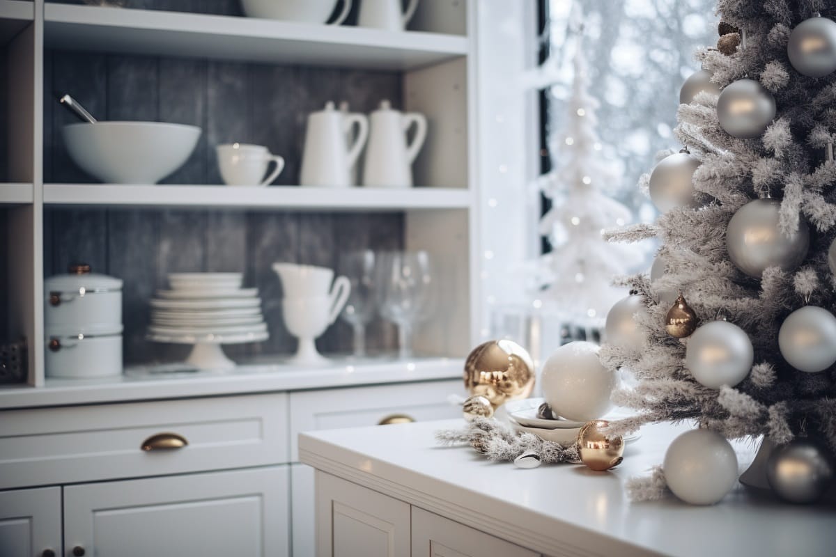 Holiday kitchen decor - christmas decorating ideas for the kitchen