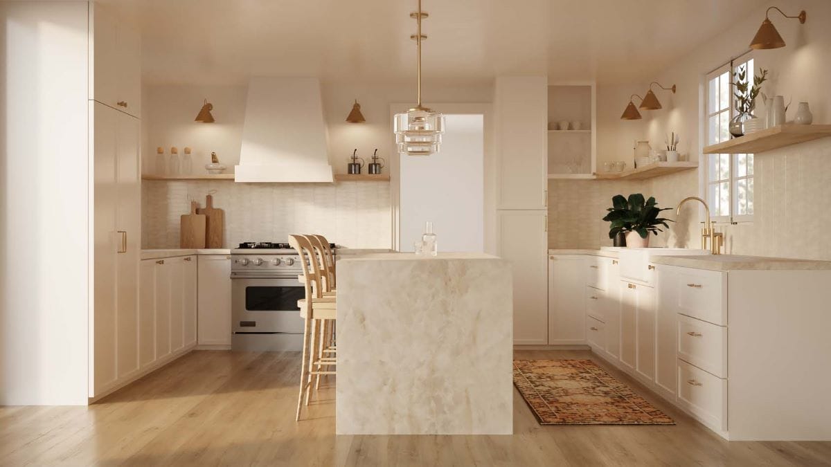 Ideas for a modern Scandinavian kitchen design by Decorilla