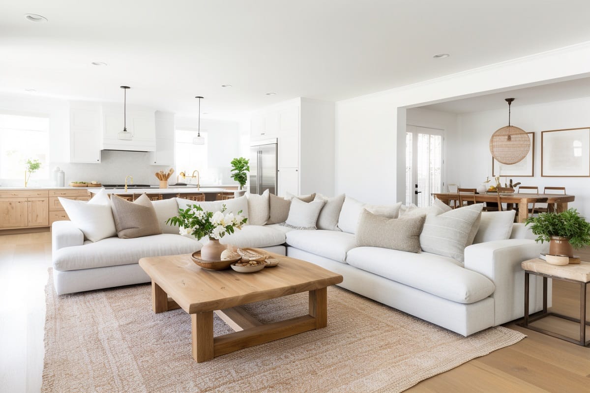 Sectional vs Sofa in a modern interior design