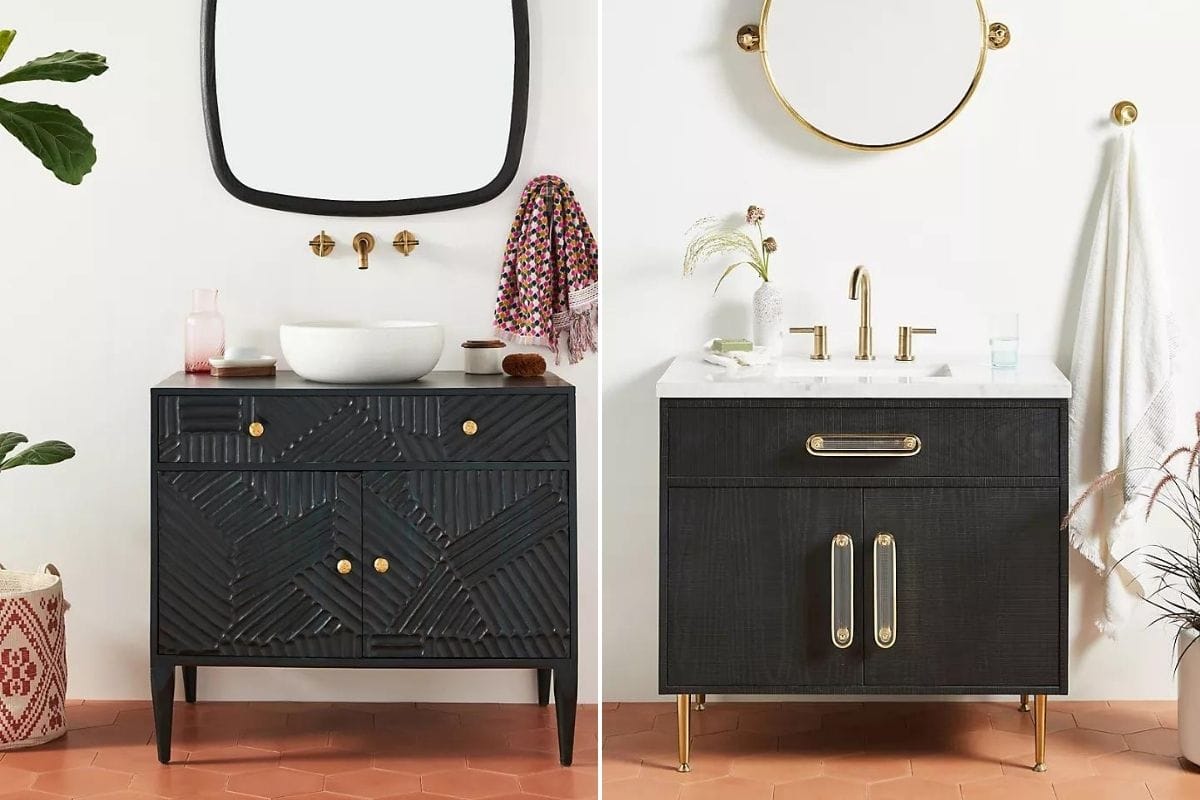 Vanity Anthropologie - best places to buy bathroom vanities