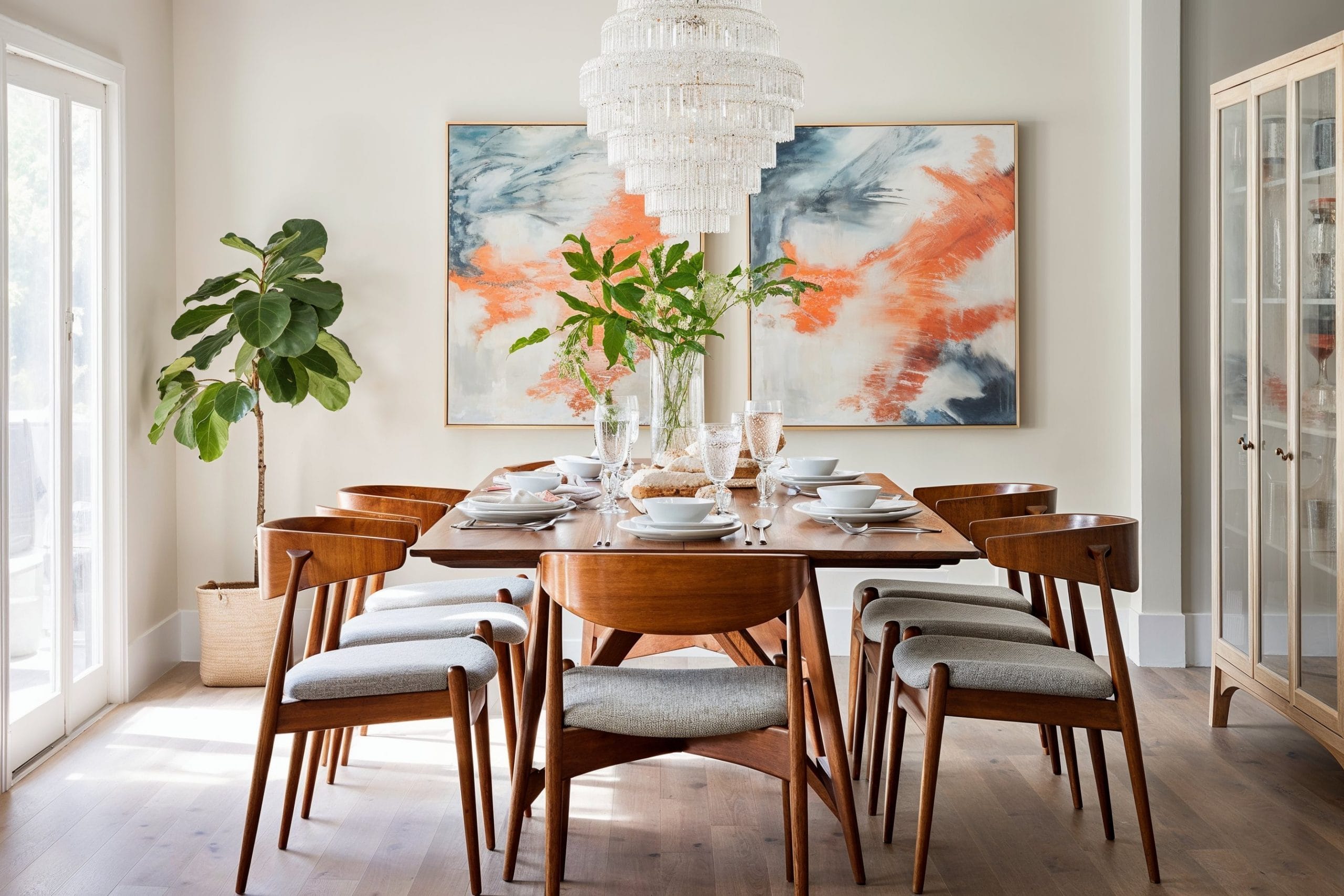 2024 dining room trends and lighting trends