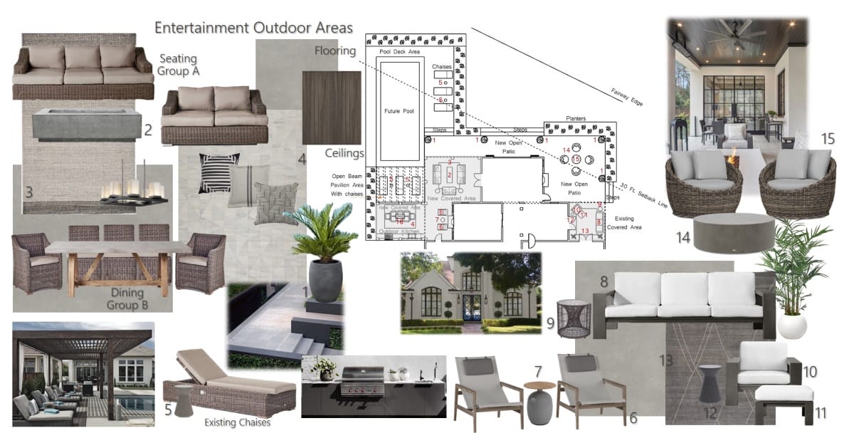 Preliminary proposal by Decorilla designer Wanda P.