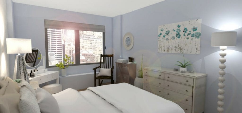 Bedroom concept design by Decorilla