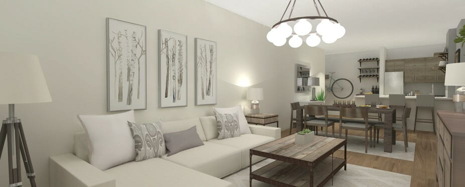 Living room concept by Decorilla