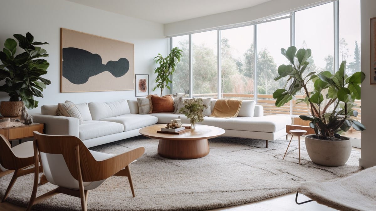 Modern organic interior design by Decorilla