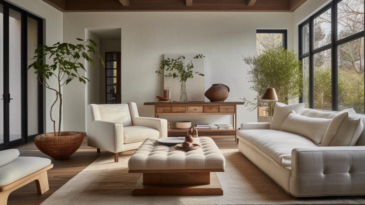 Organic modern interior design by Decorilla