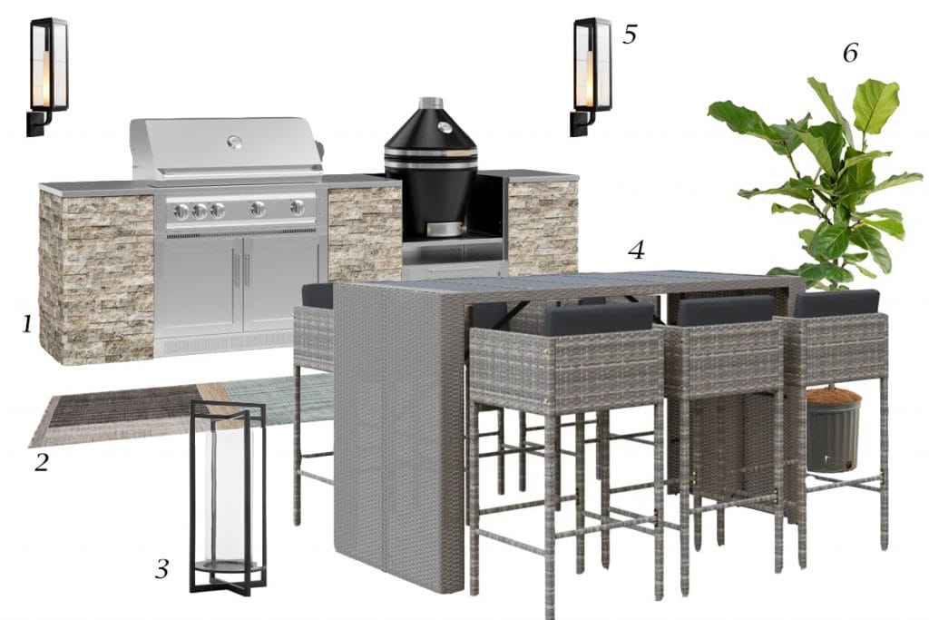 Top picks for luxury outdoor kitchen by Decorilla