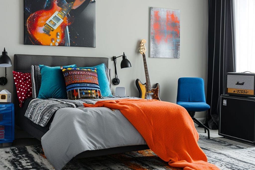Cool bedroom styles for teens by Decorilla