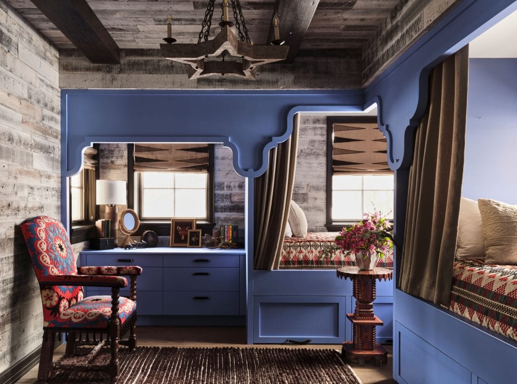 Rustic bunk room by Decorilla designer, Jamie M. 
