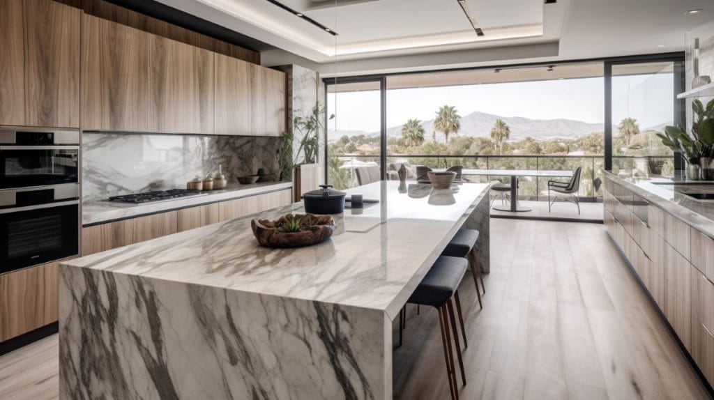 Streamlined kitchen countertop design inspiration by Decorilla
