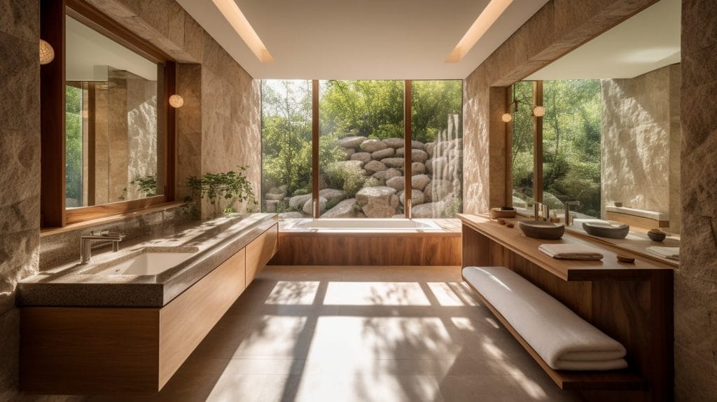 Bathroom ideas and designs 2024 with zen elements