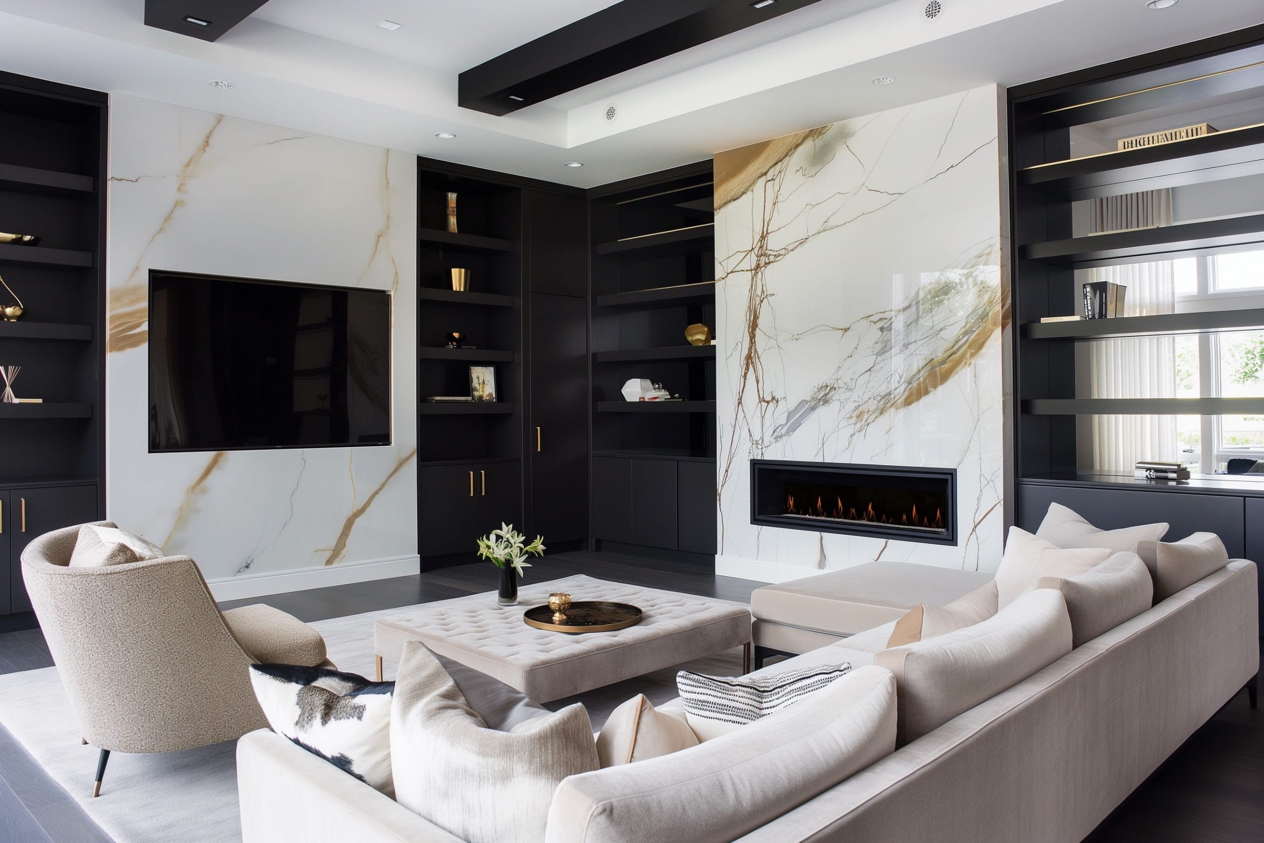 Before & After: Luxury New Construction Interior Design