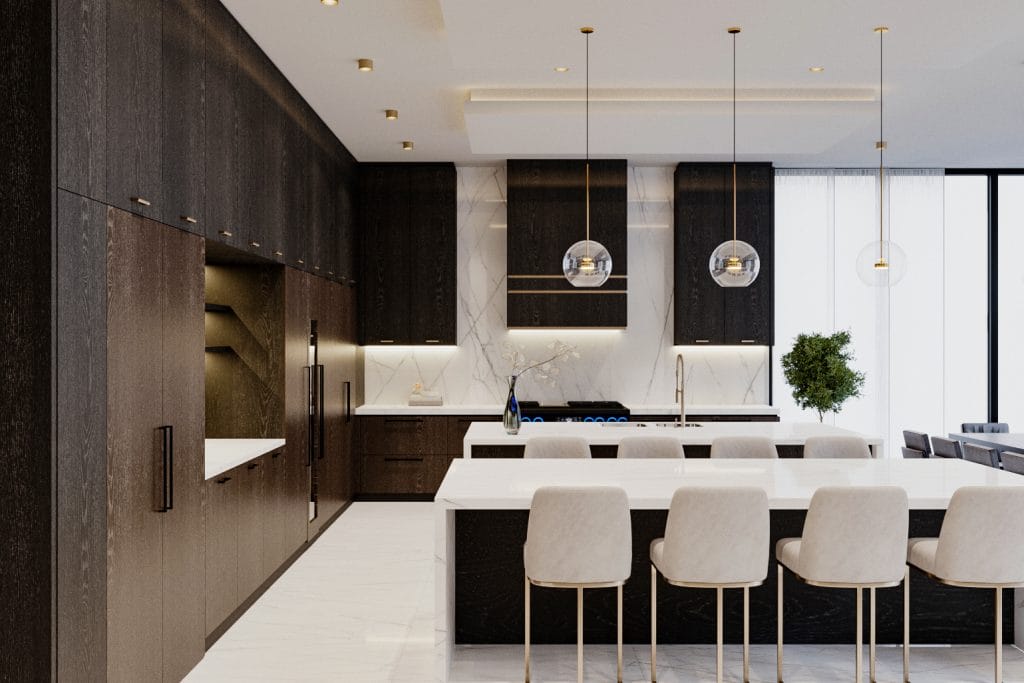 New build interior design of a kitchen by Decorilla