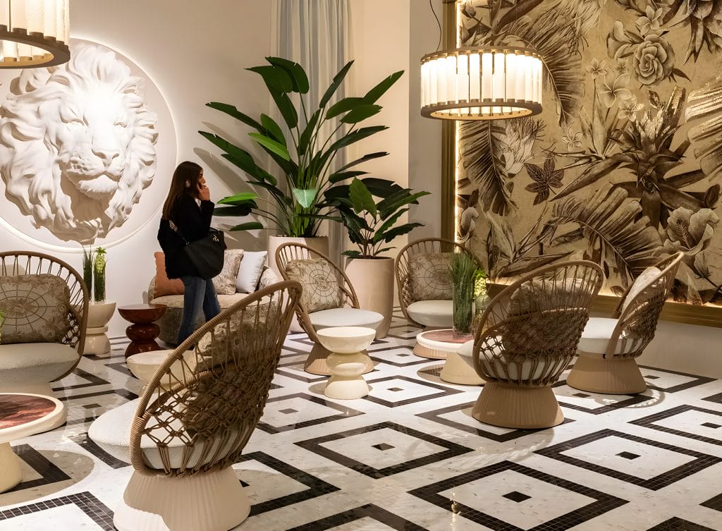 Antique flair in modern settings, photo by Andrea Mariani, courtesy of Salone de Mobile